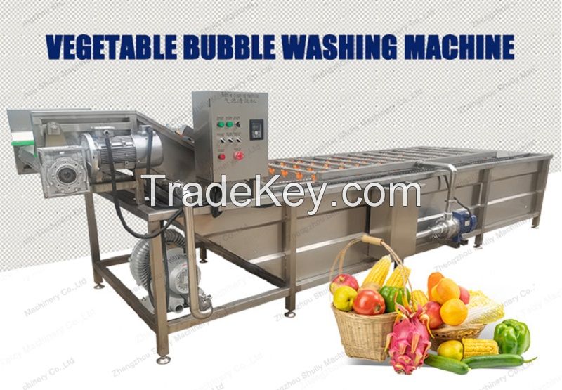 fruit vegetable water bubble vegetablebubble spryer washing machine processing line