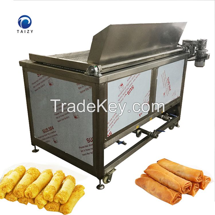gas electric heating automatic stirring discharCommercialging Machine Industrial French Fries Frying Machine