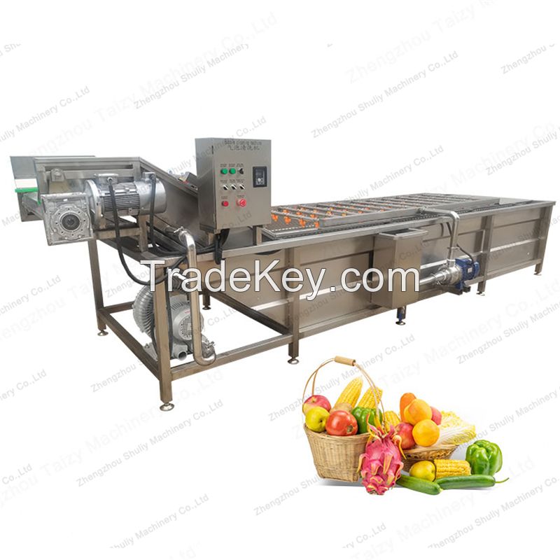 Full Automatic Vegetable and Fruit Cleaning Machine