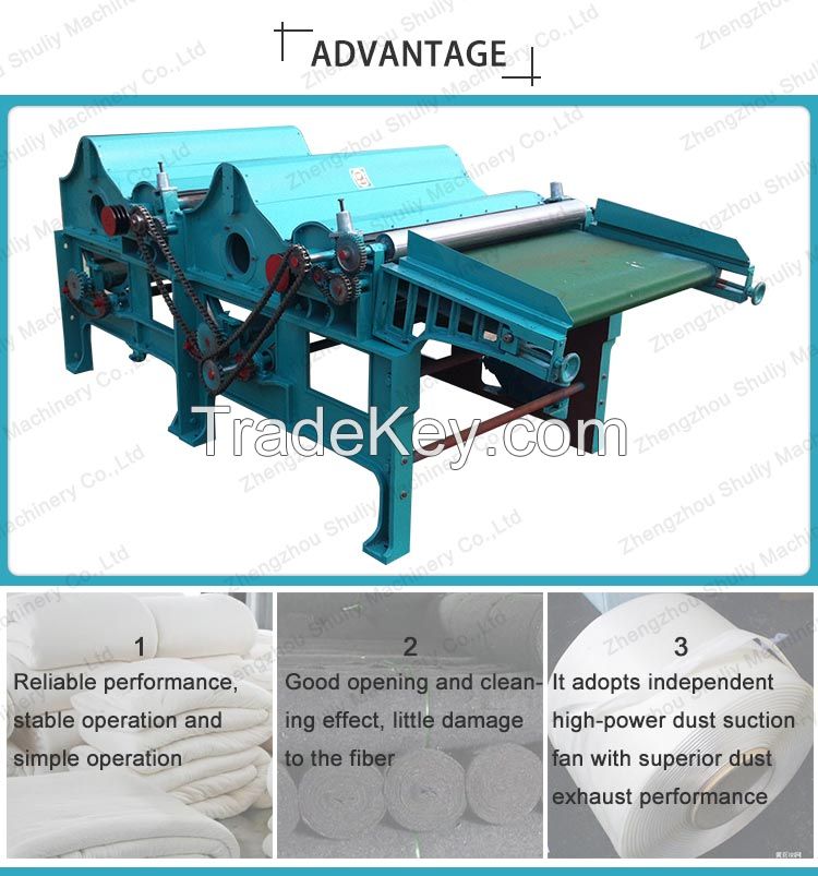 Cotton Fabric Waste Cloth Recycling Machine