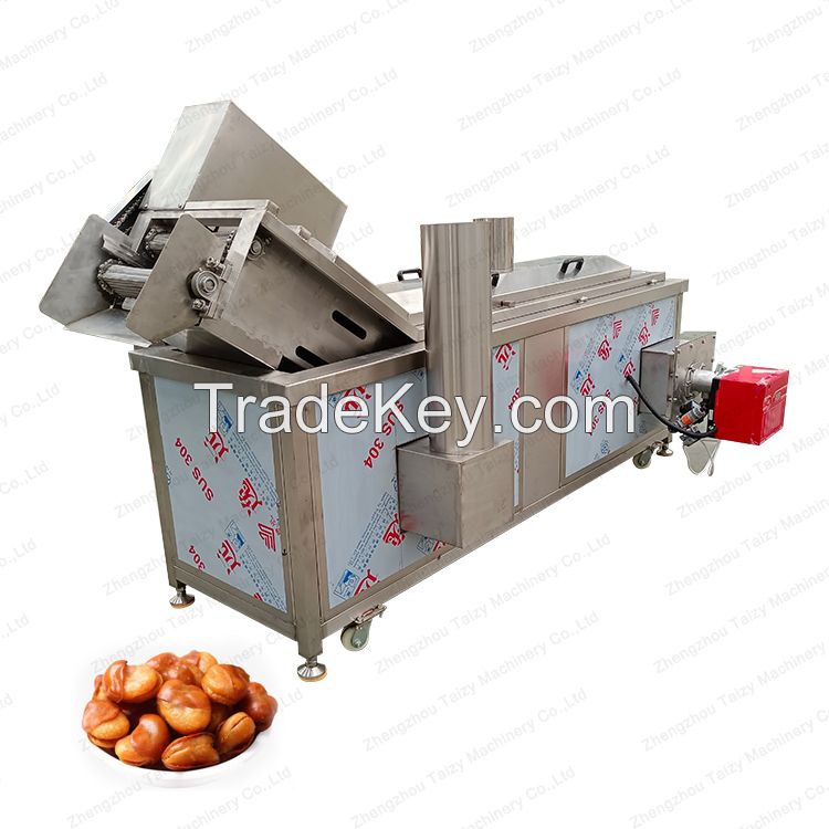 Continuous Deep Frying Machine Potato Chips Making Machine Meat Frying Machine