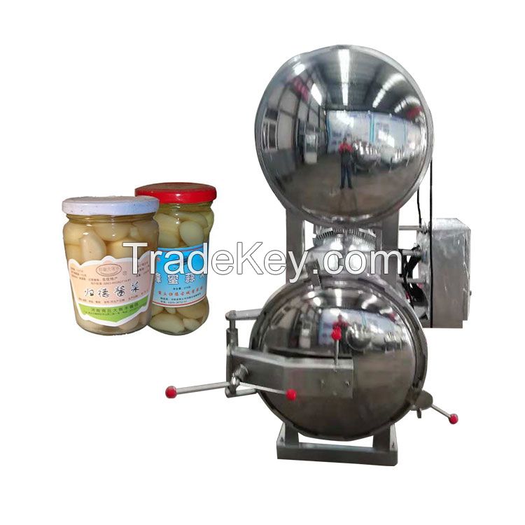 Industrial Sterilization Pot for Packaged Food Curry Rice Canned Sauce Bottled Drink Juice Sterilizer