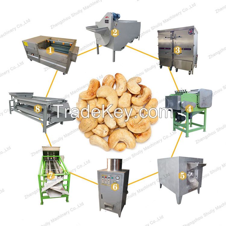 Cashew Cracking Nut Shelling Cashew Nut Processing Machine From Sophia