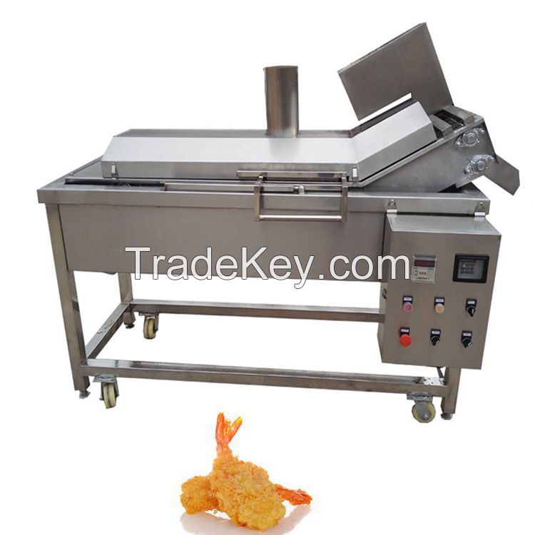 Full automatic puffed food frying machine tempura fryer kettle chips frying machine
