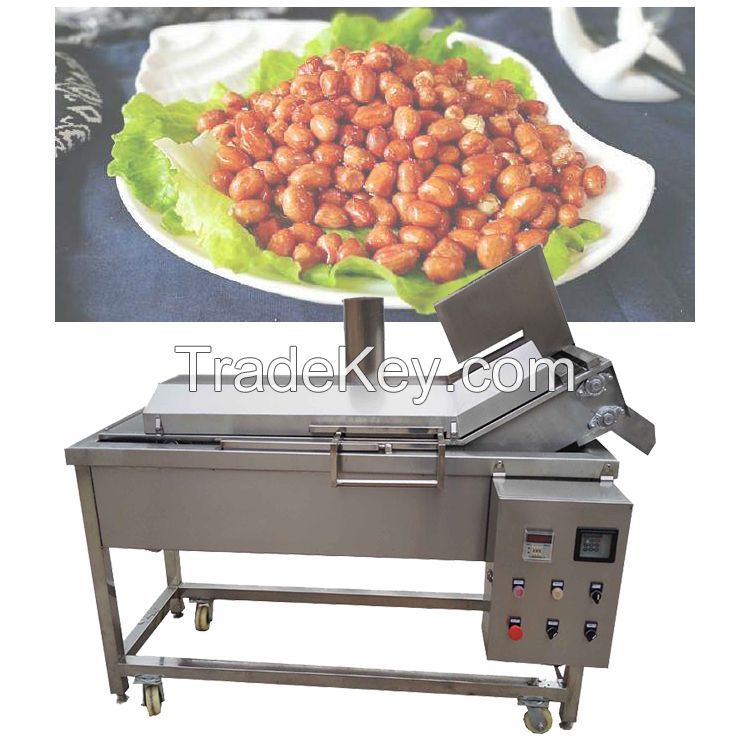 Factory supply continuous potato chips fryer automatic snack food frying machine