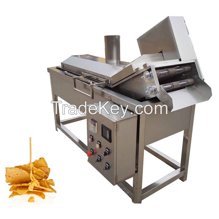Professional kettle chips frying machine nugget frying machine snck food fryer