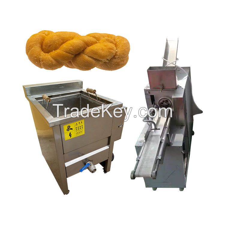Fried Pretzel Dough Twist Forming Making Machine