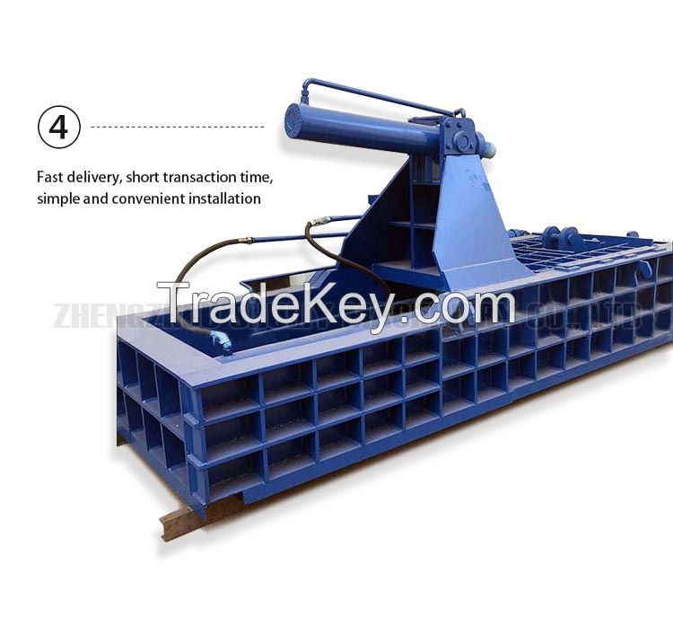 Horizontal Conveyor Cylinder Hydraulic Baler 