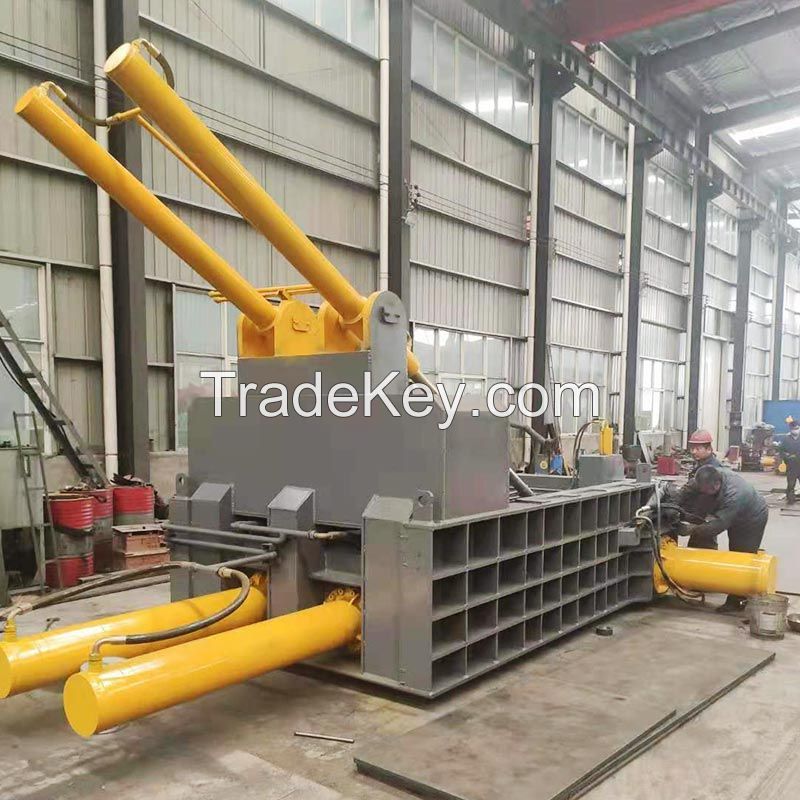 Horizontal Conveyor Cylinder Hydraulic Baler