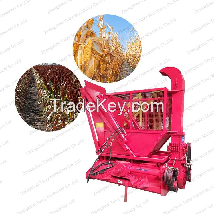 working tractor corn silage straw chaff cutter for sale Straw pulverizing recycling machine