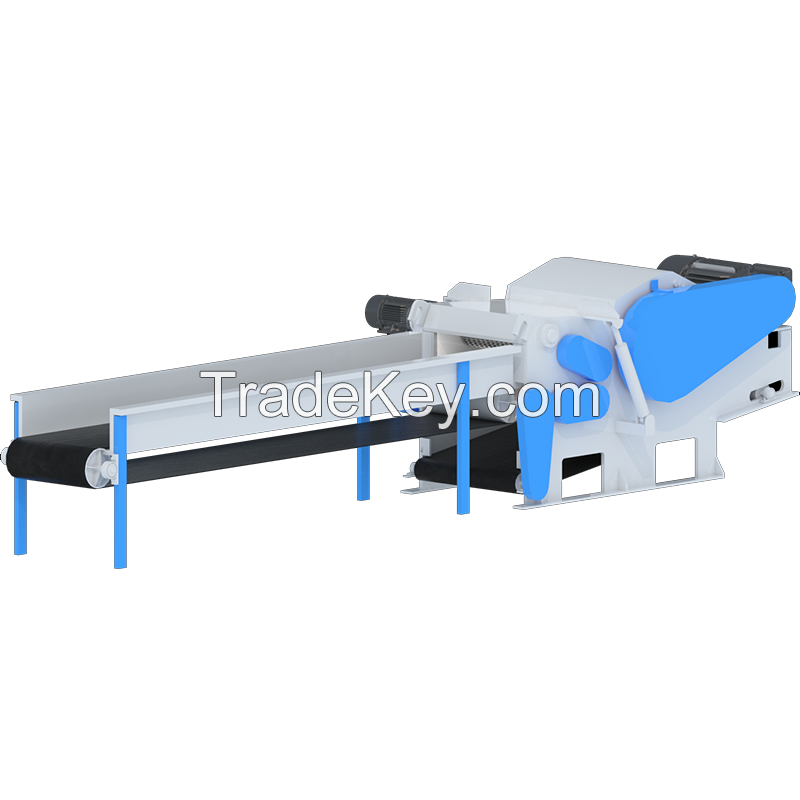 Sawing Plant Used Large Branch Shredder 4-5t/h Blade Drum Wood Chipper for Sales
