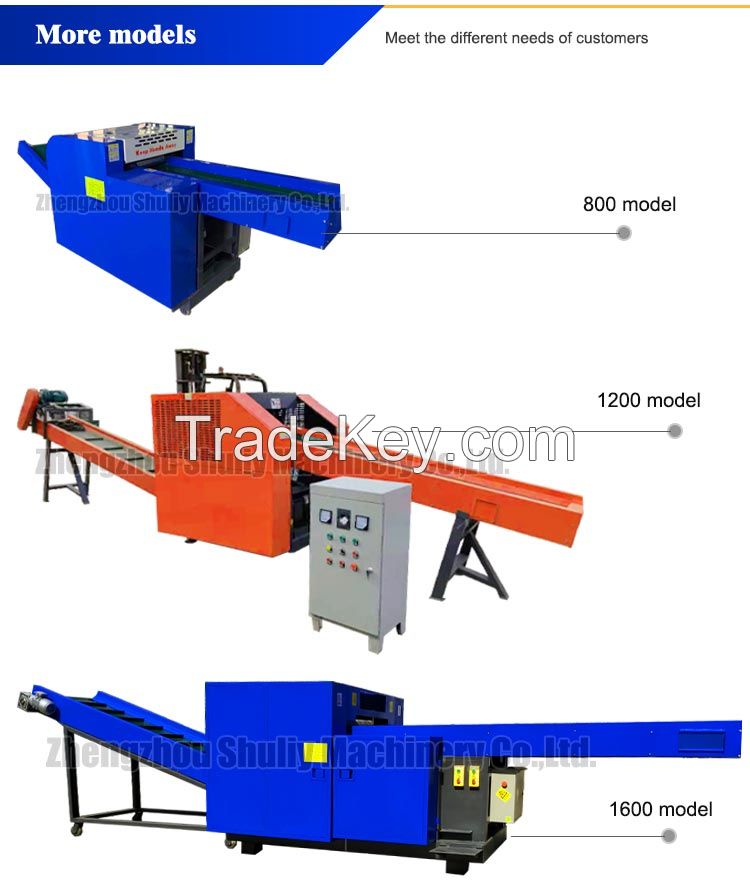 waste Fiber Crushing Machine/used Clothing Shredder Cutter