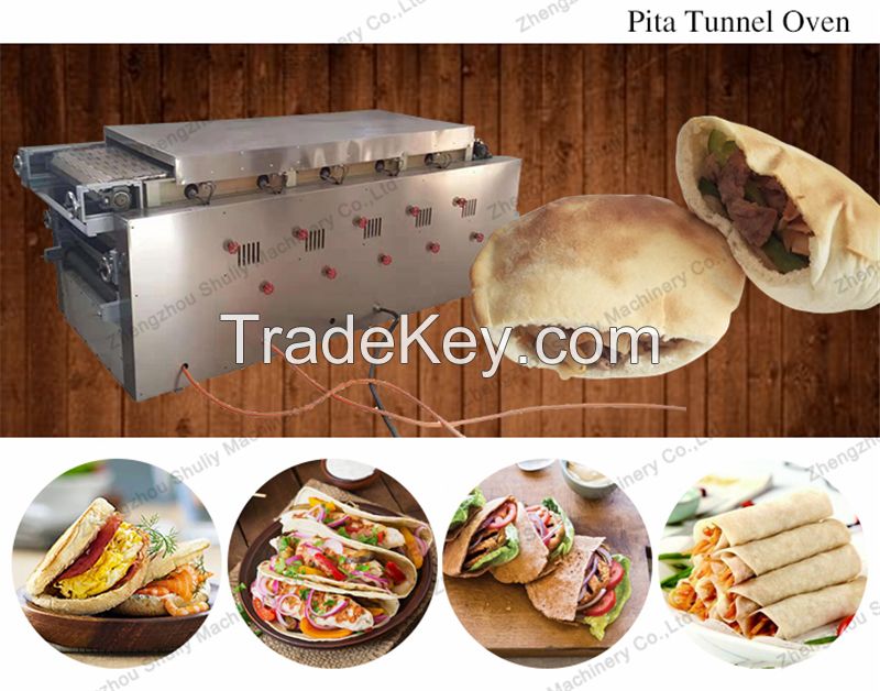 Grain product making machines Rotary small arabic pita bread oven