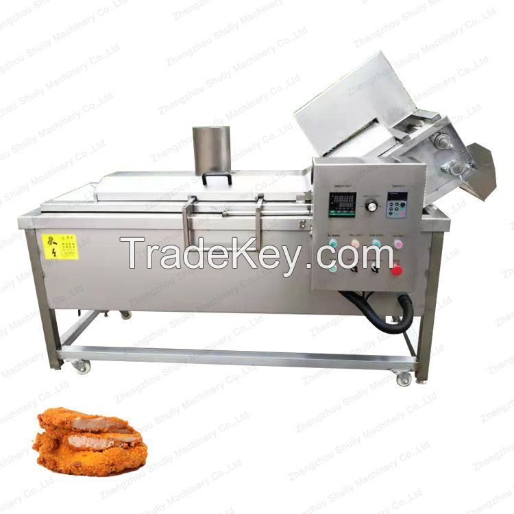 Factory supply frozen fries frying machine onion rings frying machine