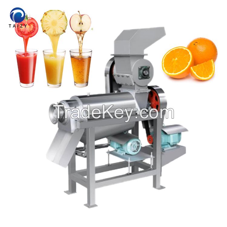 Coconut Milk Screw Industrial Fruit Apple Watermelon Pineapple Juice Crusher Juicer Extractor Machine