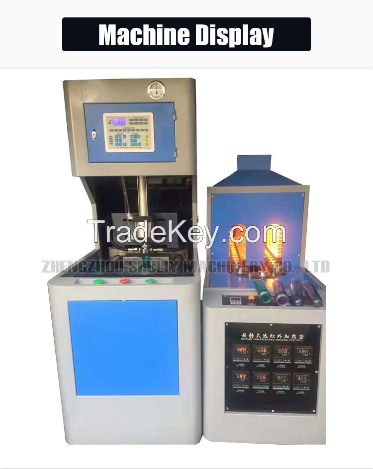 2 Cavity Blowing System Blow Molding Machine