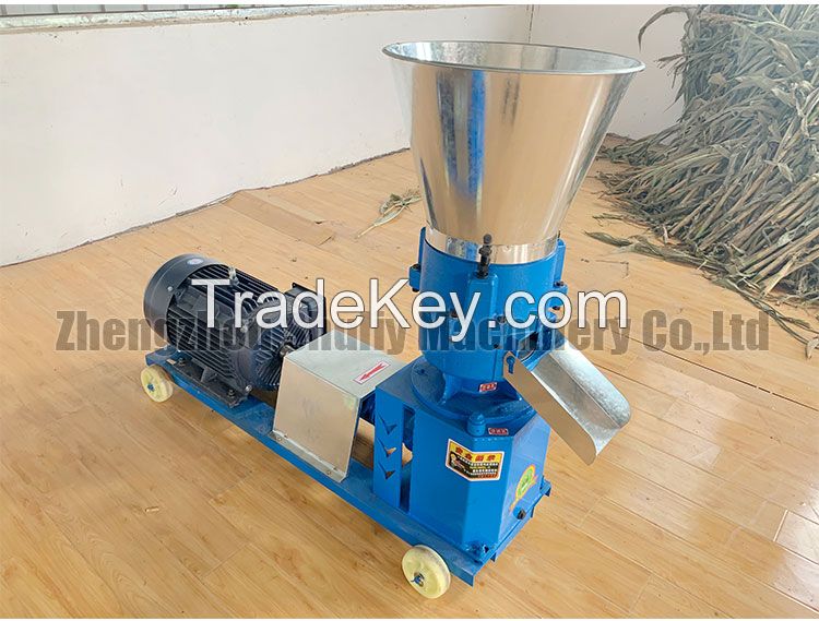 Animal poultry cattle chicken fish feed pellet making machine