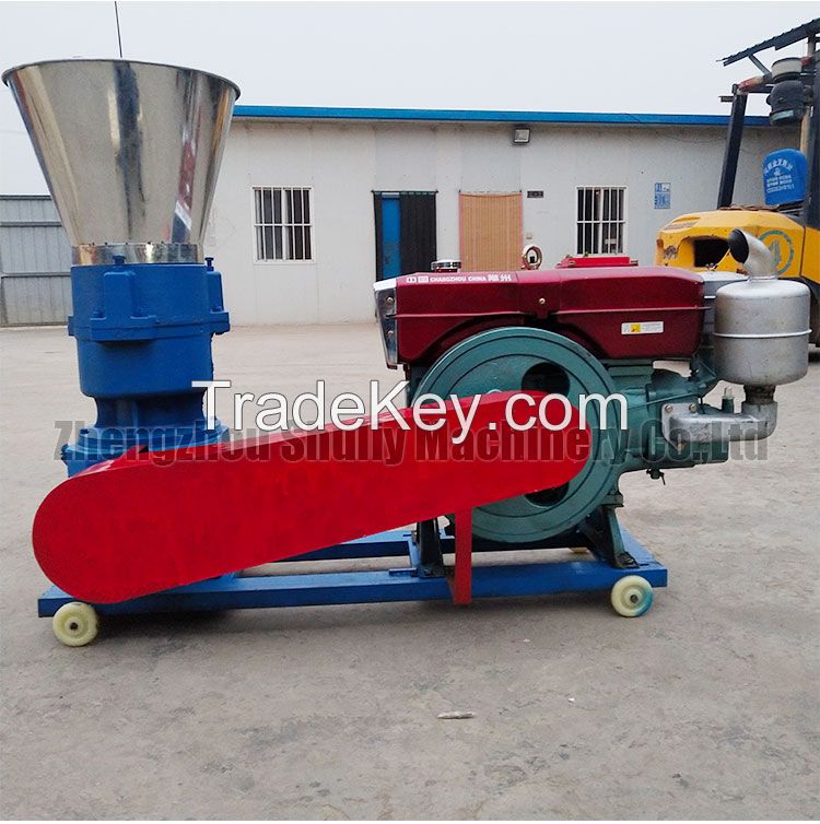 Small poultry animals feed pellet machine