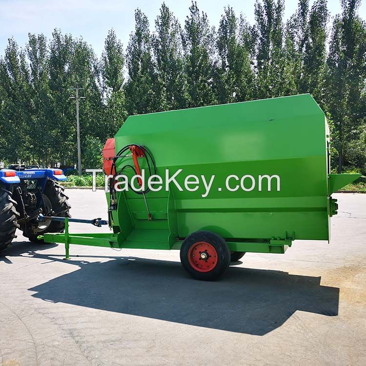 hot selling new animal feed crusher and mixer /easy-to-operate feed mixer /tmr seed grain mill feed mixer