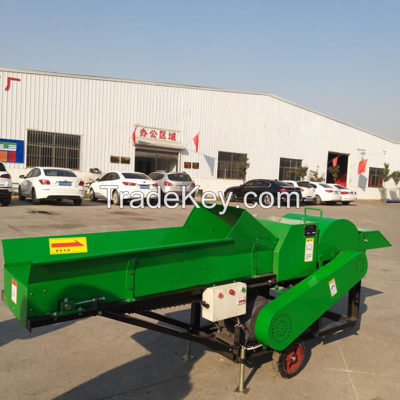 Hot Sale animal feed straw chopper corn crusher farm hay grass chaff cutter cutting machine