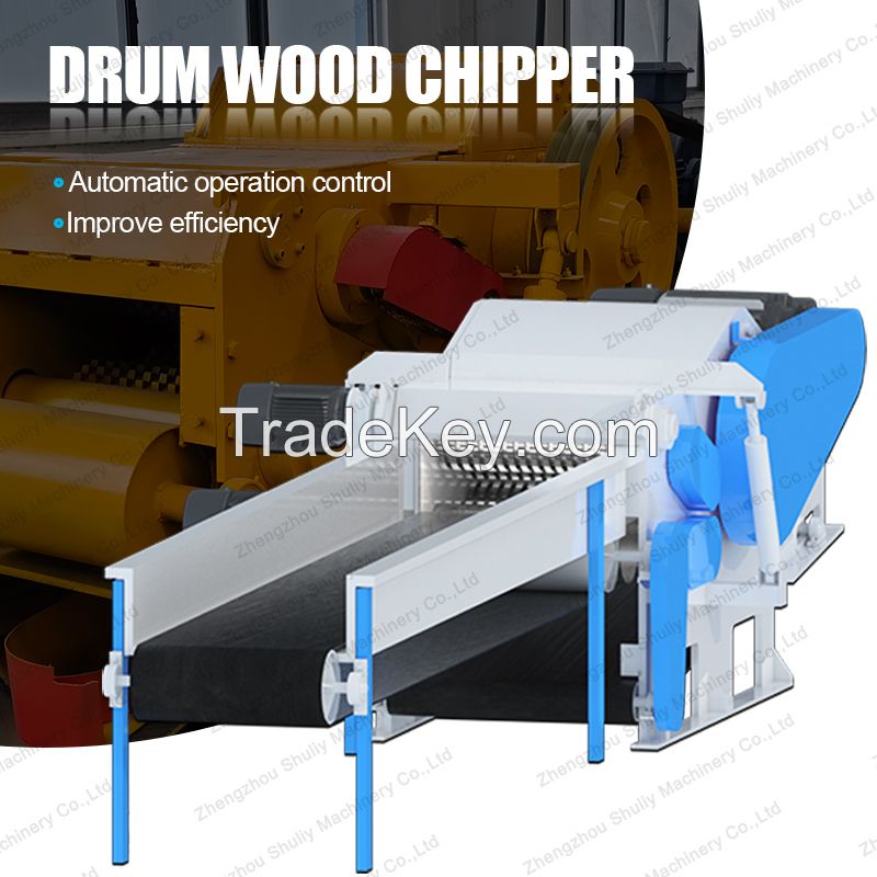 wood sawdust crusher wood pallet shredder branch chipper log crushing machine
