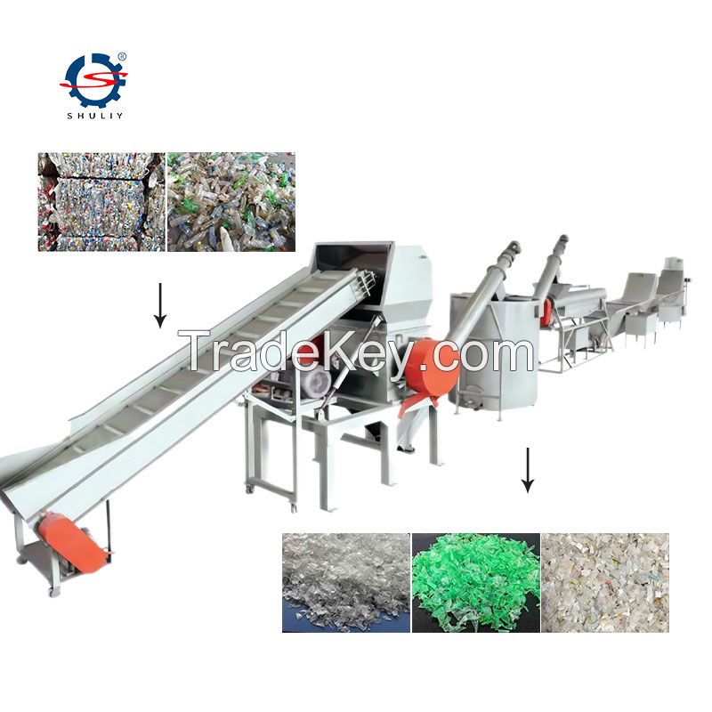 recycle plastic granules making machine price/PP PE bottle flakes plastic granulator machine