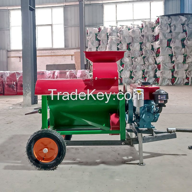 Multifunctional soya bean thresher corn sheller machine