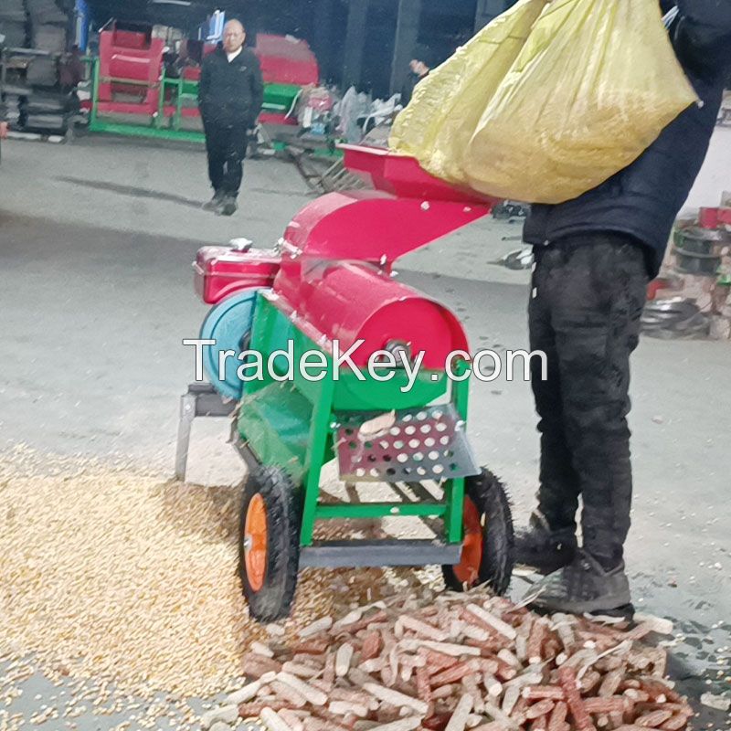 Agricultural grain thresher corn rice wheat maize bean thresher machin