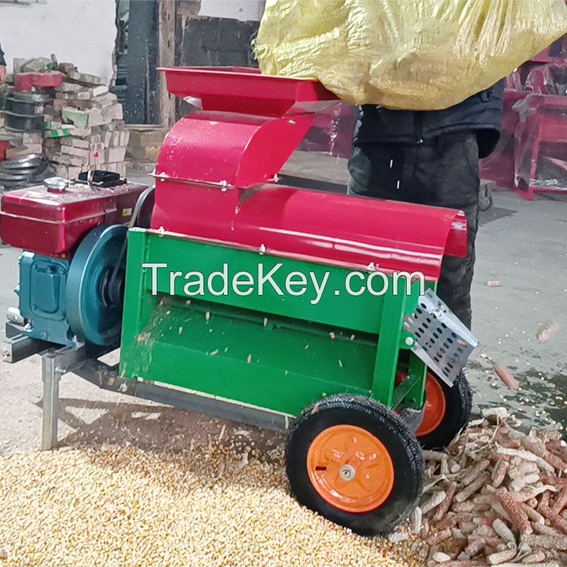 Agricultural grain thresher corn rice wheat maize bean thresher machin