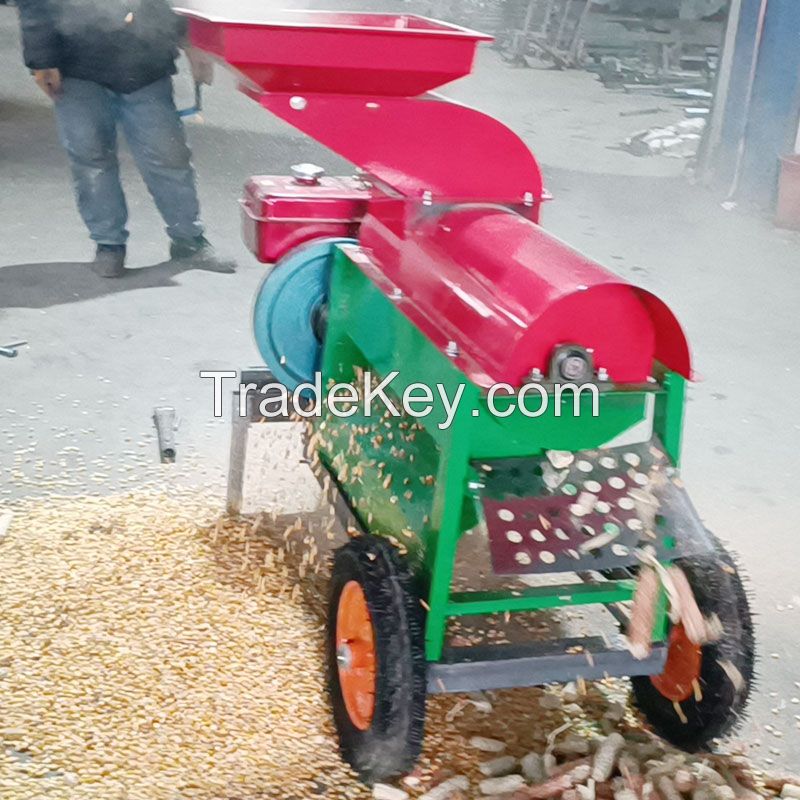 Multifunctional soya bean thresher corn sheller machine