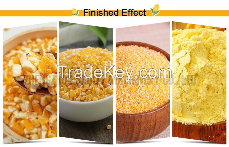 maize grits grinding corn flour milling making machine