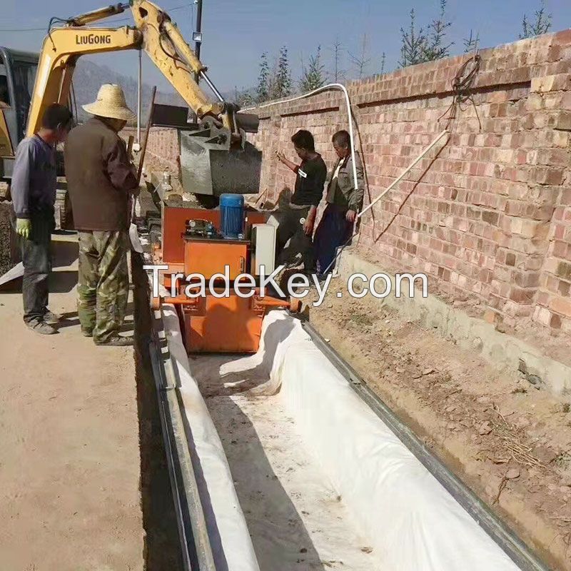 Ditch Building Integrated Concrete Channel Lining Forming Machine Trenching Canal Lining Machine