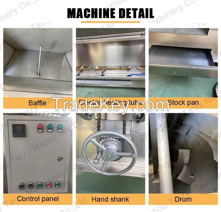 Factory Directly Supply Seed Nut Roaster Seeds Peanut Roasting Machinery For Sale