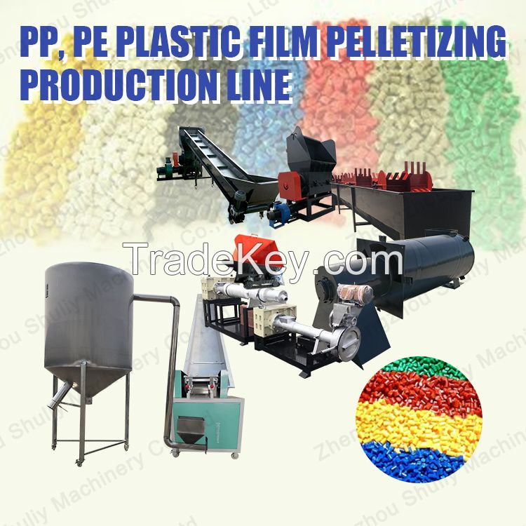 Twin Screw Plastic Pellet Machinery for for Re-usable plastic granules
