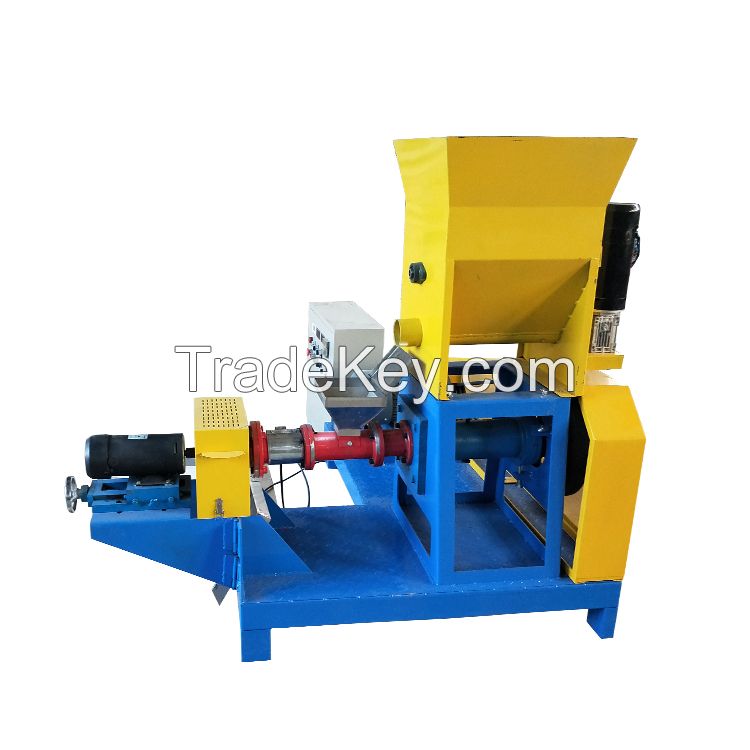 Animal poultry cattle chicken fish feed pellet making machine floating for livestock feed