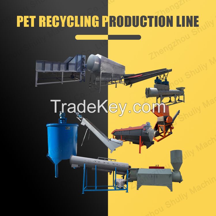 PET bottle recycling machine/plastic washing machine/plastic recycling plant