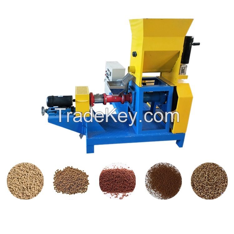 Feed processing machines mini pellet machine fish feed extruder feeds pellet machines