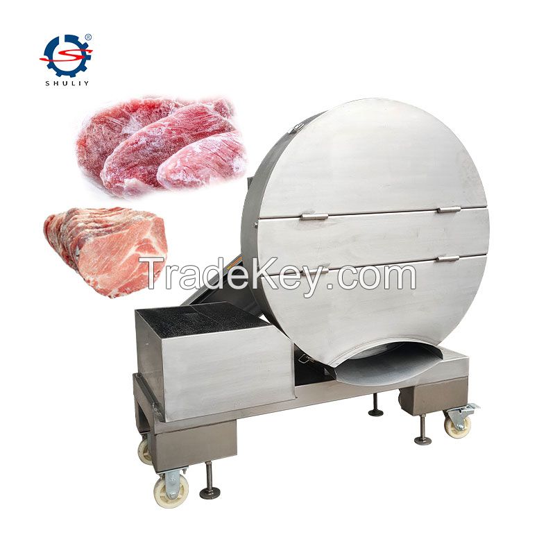 Top quality chopping automatic frozen meat cutting machine