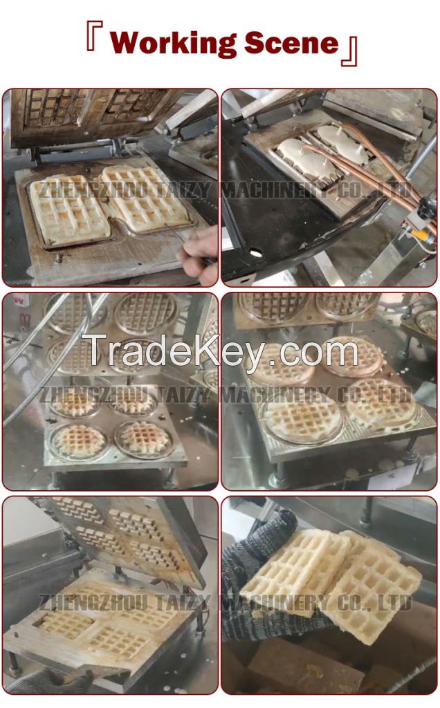 Commercial Edible Tea Cup Icecream Wafer Egg Roll Rolled Sugar Waffle Ice Cream Cone Maker Make Machine