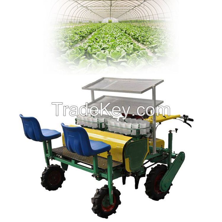 factory price asparagus okra seedling transplanter lettuce onion transplanting machine