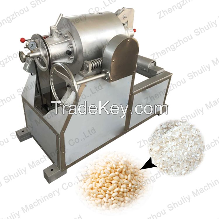 Stainless steel grain air flow puffing machine corn popping machinery airflow rice puff snacks extruder