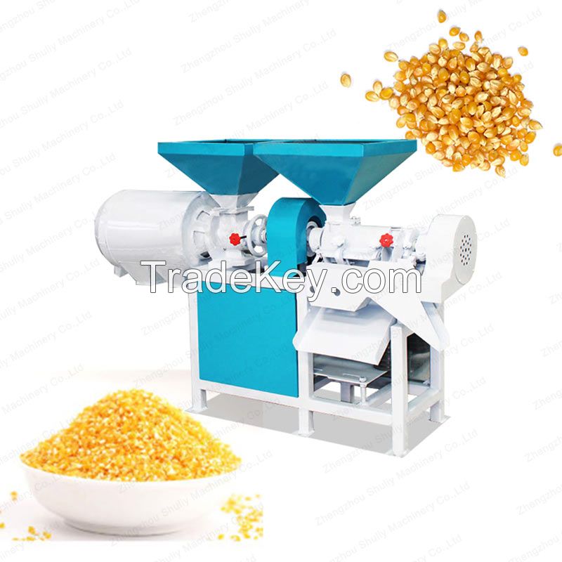 Multifunctional small Corn Grits making and maize flour milling machine flour mill turkey