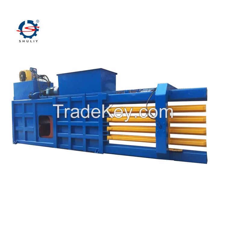 rope type aluminium cans press waste scrap tire baler machine for sale