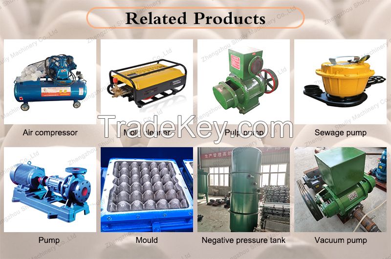 Waste Paper Recycling Machinery Fruit Shoes Coffee Egg Tray Making Machine