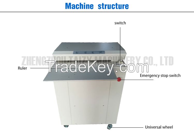 corrugated carton box mini cutting machine honeycomb cardboard shredder