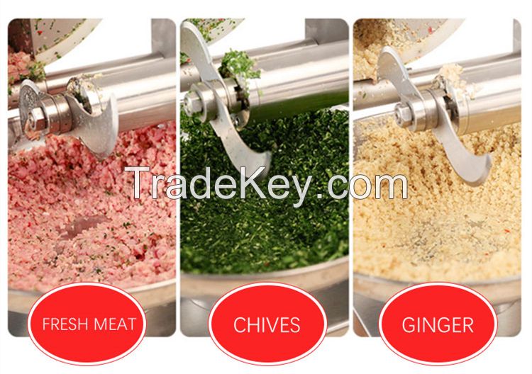 Mixing bowl vegetable mincer meat chopper mixer machine