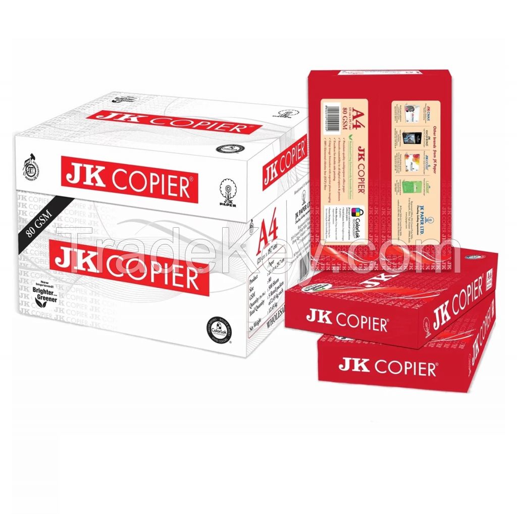 JK Copier A4, A3 copier/copy paper 80 gsm 70 gsm printer ream paper a4 supplier Wholesale price