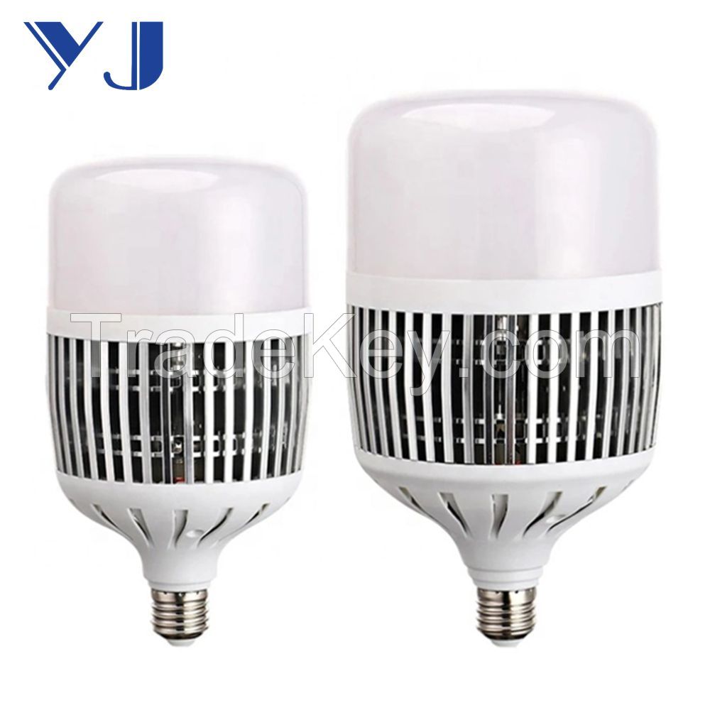 China Manufacturer High Power 20W-100W T Bulb 2835 SMD LED Light Lamp Bulb Made of Full Aluminum or Aluminum +PC