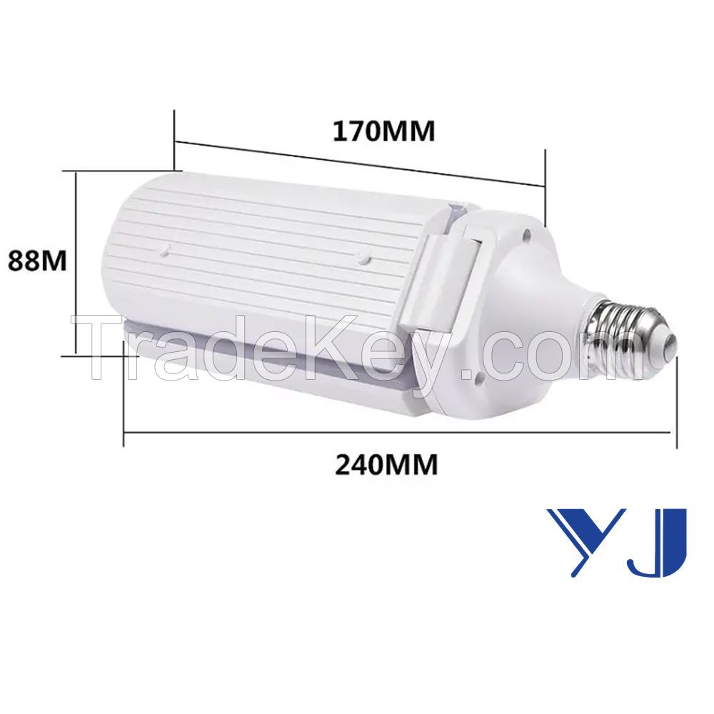 LED High Power Bulb 175-265V E27 52W 6500K LED Ceiling Light with Fan