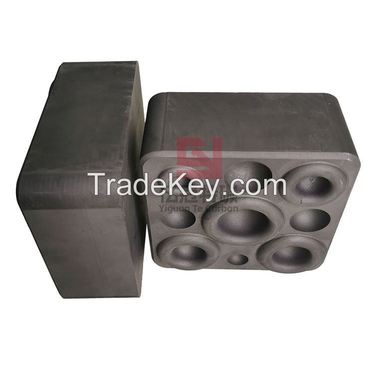 Glass balls forming graphite mold 